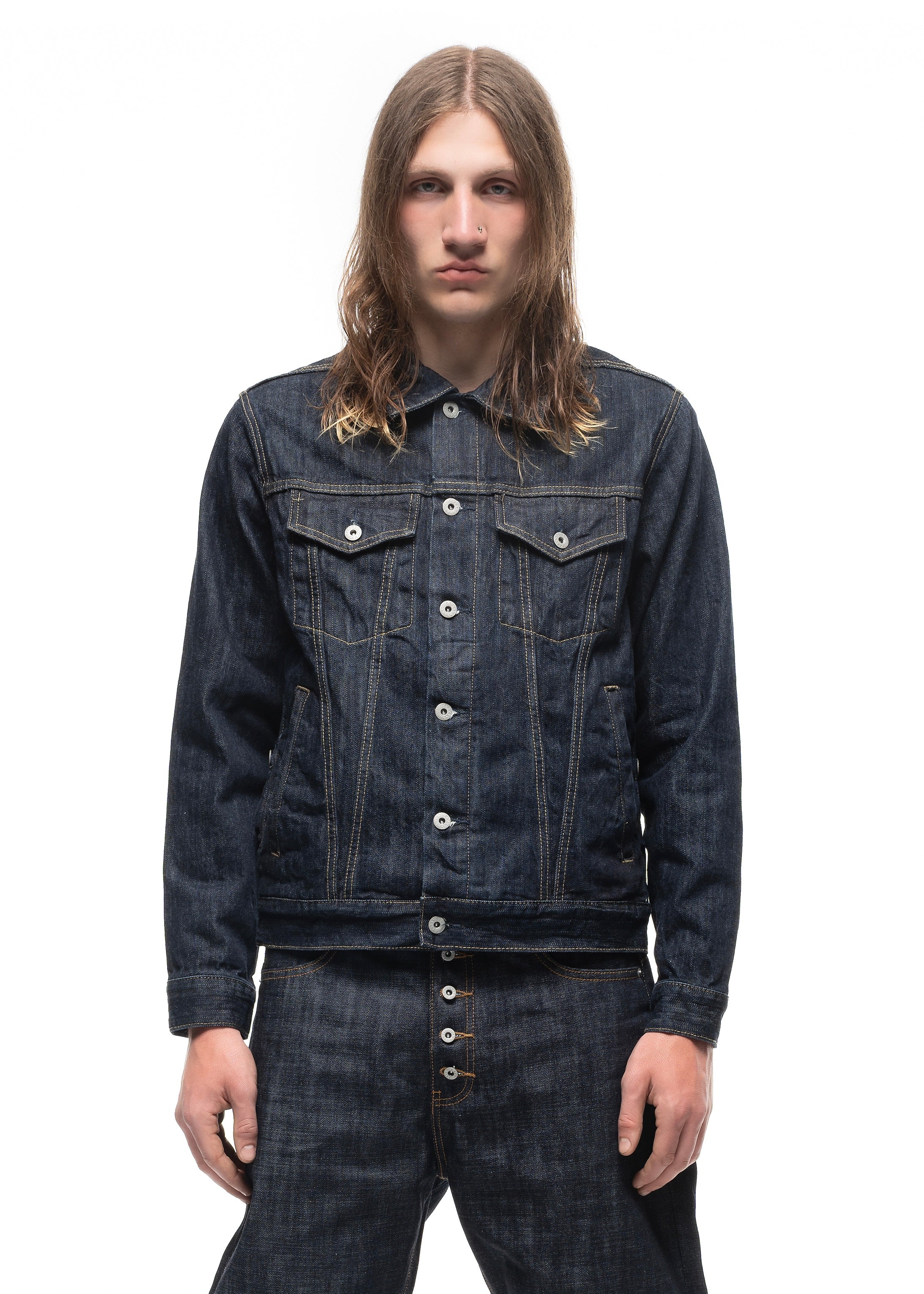 RAW DENIM SELVEDGE JAPANESE JACKET – NO/FAITH STUDIOS