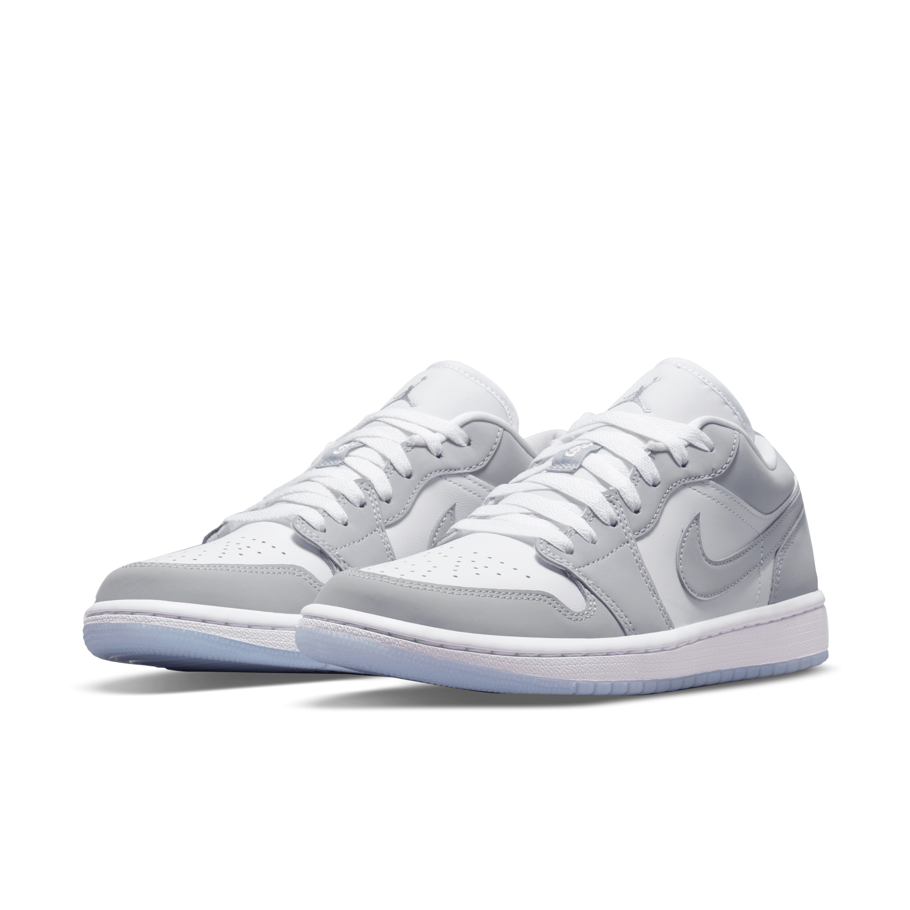 Jordan - Women - W Air Jordan 1 Low - White/Wolf Grey/Aluminum