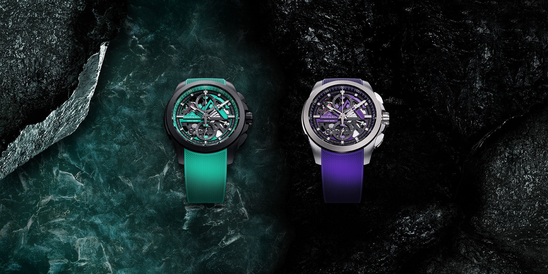 インディペンデンス スケルトン クロノ 42mm、新たなカラー戦略。高