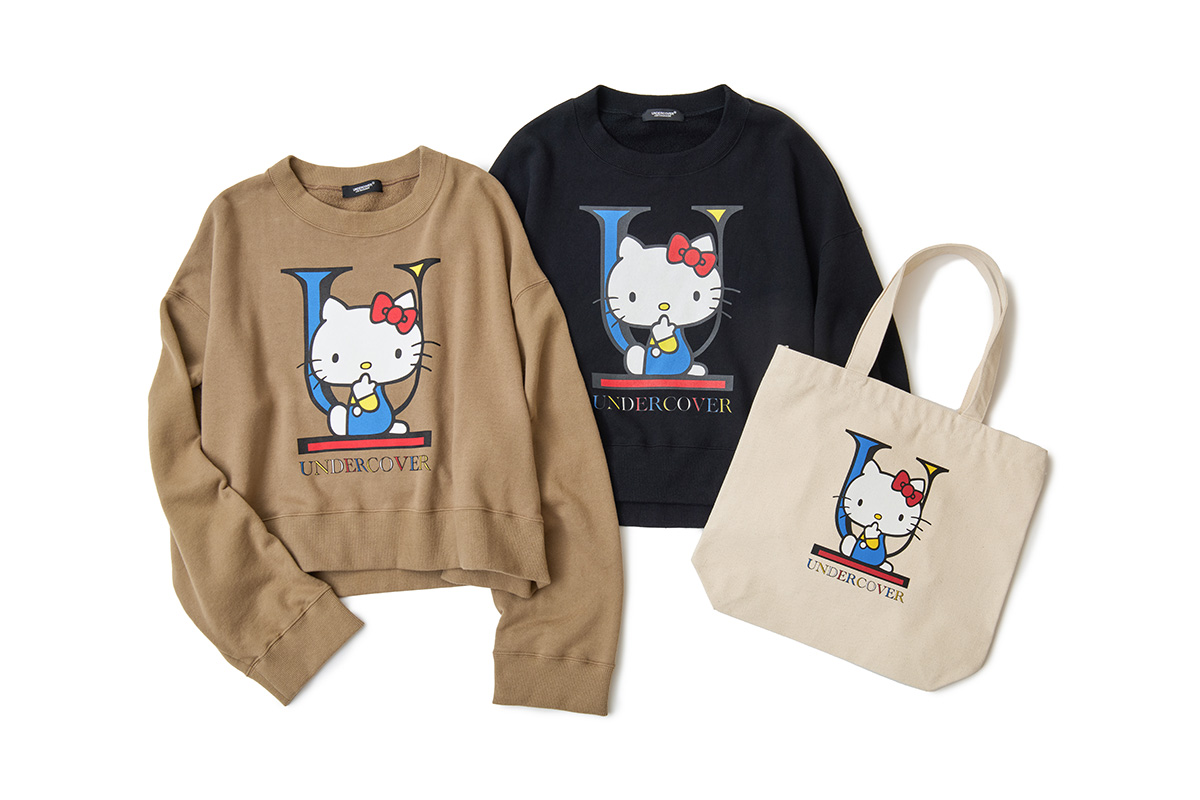 アンダーカバー」×「サンリオ」コラボ最新作。リボンに覆われたハロー