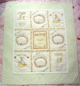 ケイトグリーナウェイパネル地企画 パッチワーク作品 - 楽しむキルト