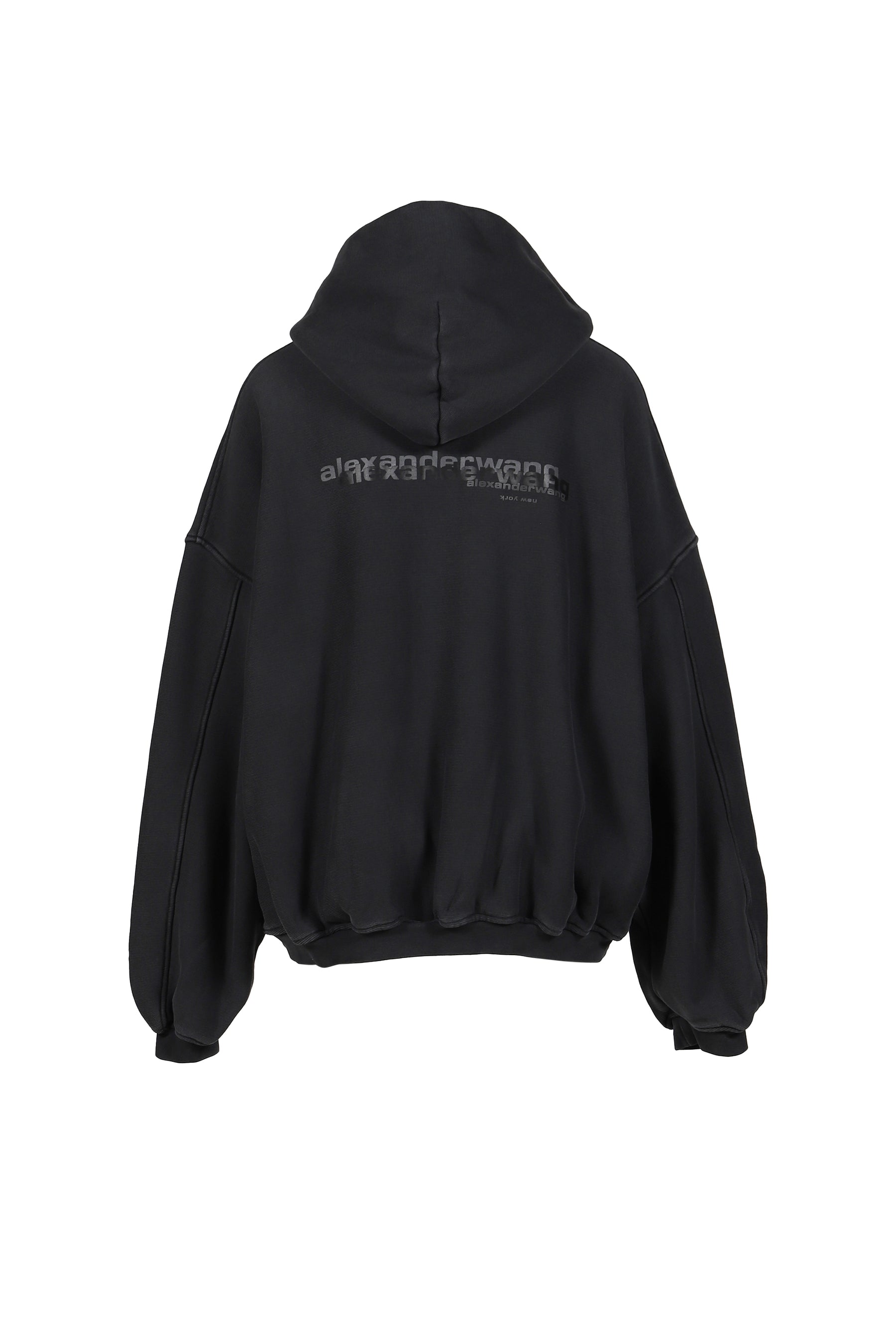 alexanderwang アレキサンダーワン FW25 ZIP UP HOODIE W/ GRAPHIC