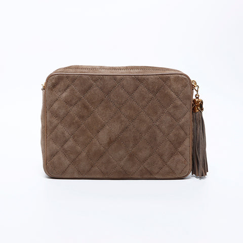 シャネル CHANEL 1番台 スウェード チェーン スエード タッセル