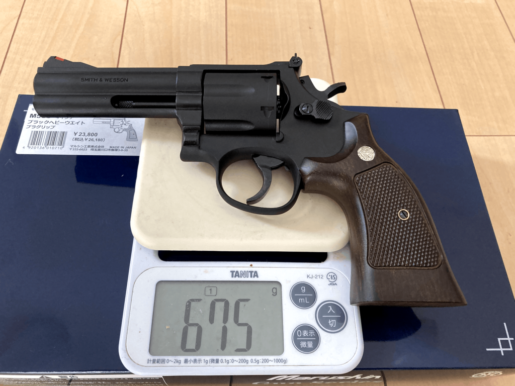 マルシン モデルガン M586 4インチ ブラックヘビーウェイト レビュー