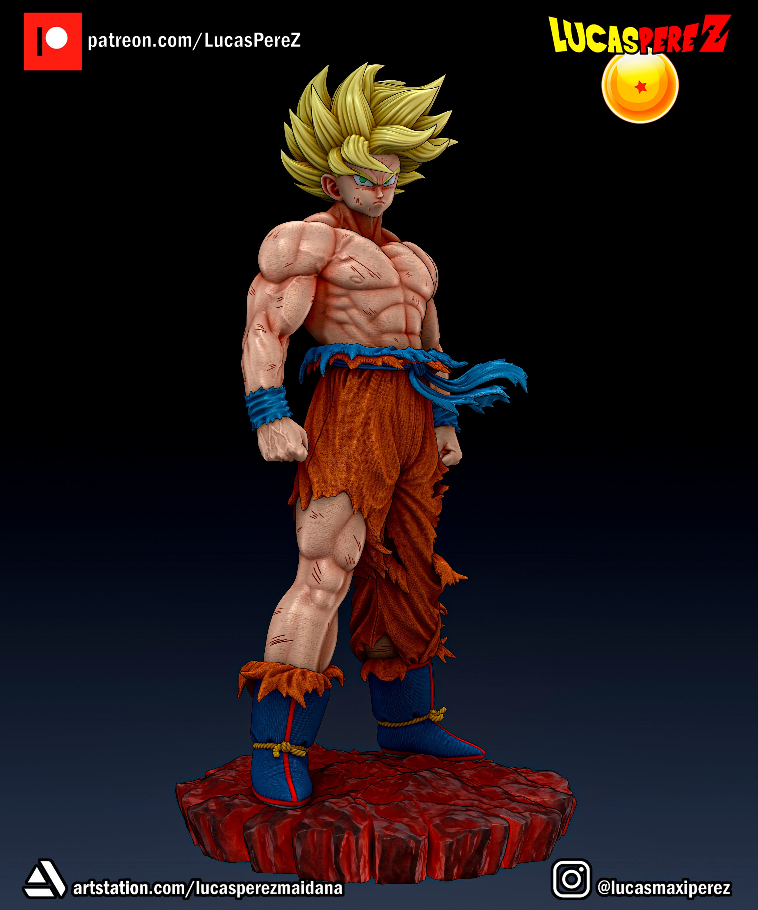 Goku Namek 1:6 Scale Model | Dragon Ball Z | Lucas Perez – NYZ