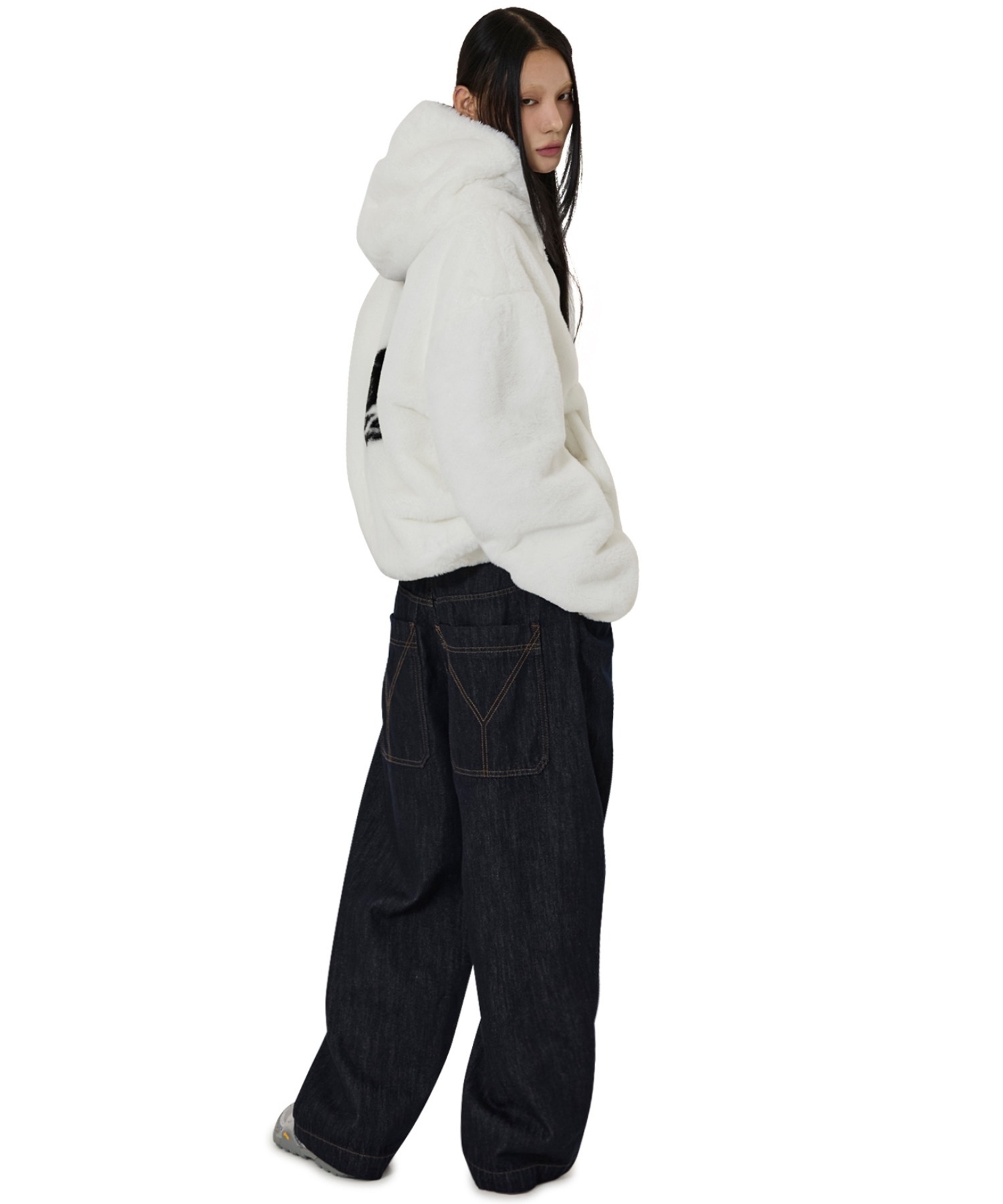 OY/オーワイ』DOLLY FUR HOODIE JACKET/ドリー ファーフーディー