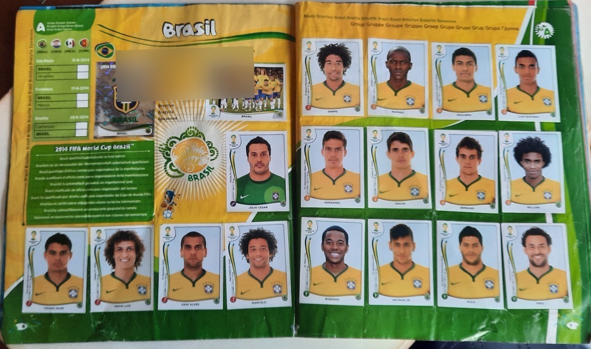 Fifa World Cup Brasil 2014 - Álbum de Figurinhas Completo - O