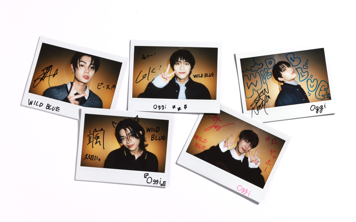 WILD BLUE】ミニ連載完走記念！ 直筆サイン入りチェキ＆手作りうちわを