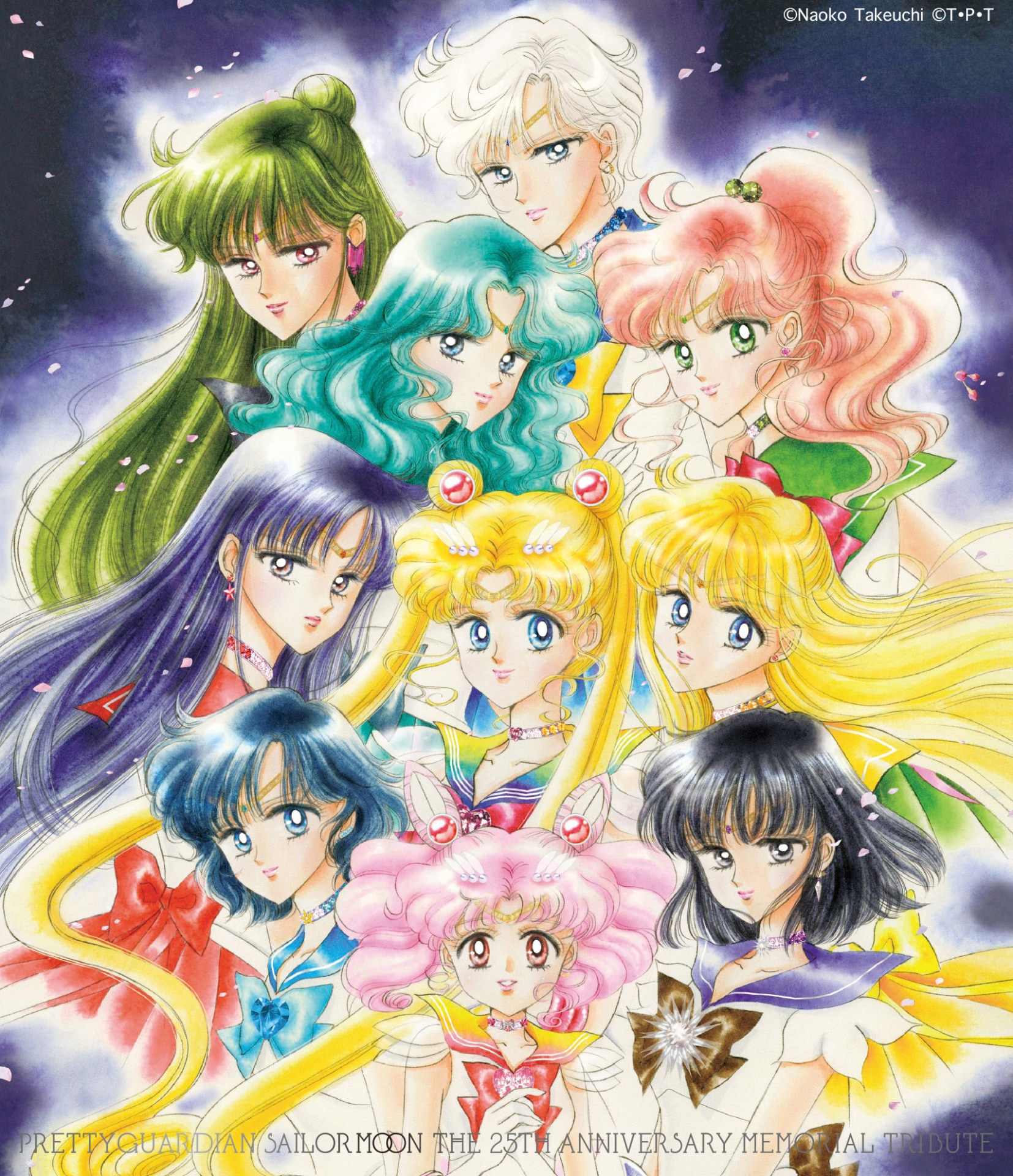 セーラームーン」トリビュートCDジャケ公開、武内直子のイラストを