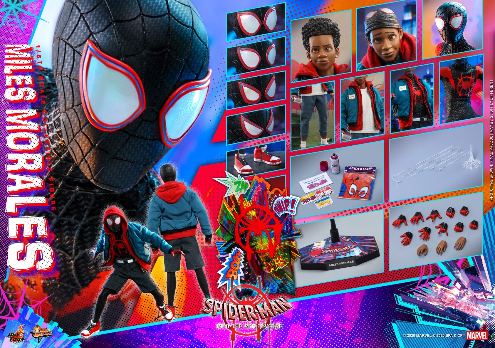 スパイダーバース」マイルスの1/6フィギュア登場、着脱式の洋服で日常