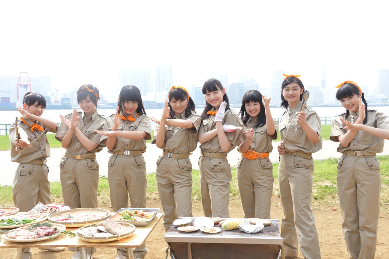 松野莉奈の念願叶う！「エビ中＋＋」屋外ロケでバーベキュー満喫