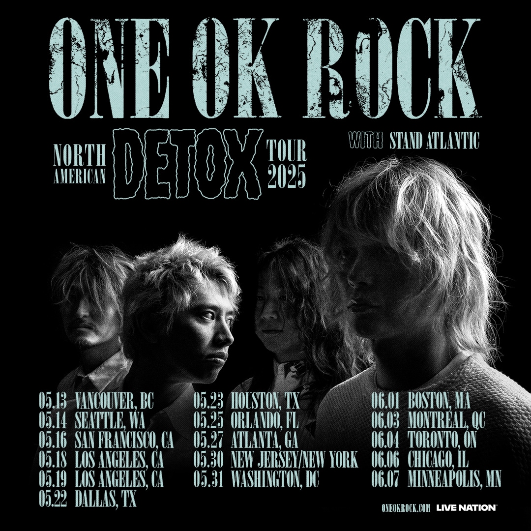 ONE OK ROCK、15都市巡る自身最大規模の北米ツアー開催 - 音楽ナタリー