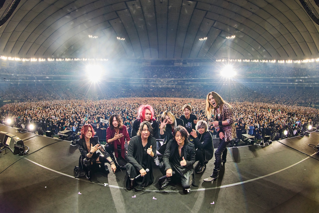 LUNA SEA×GLAYの25年ぶり対バンに東京ドーム熱狂、夢バンド“テナシー