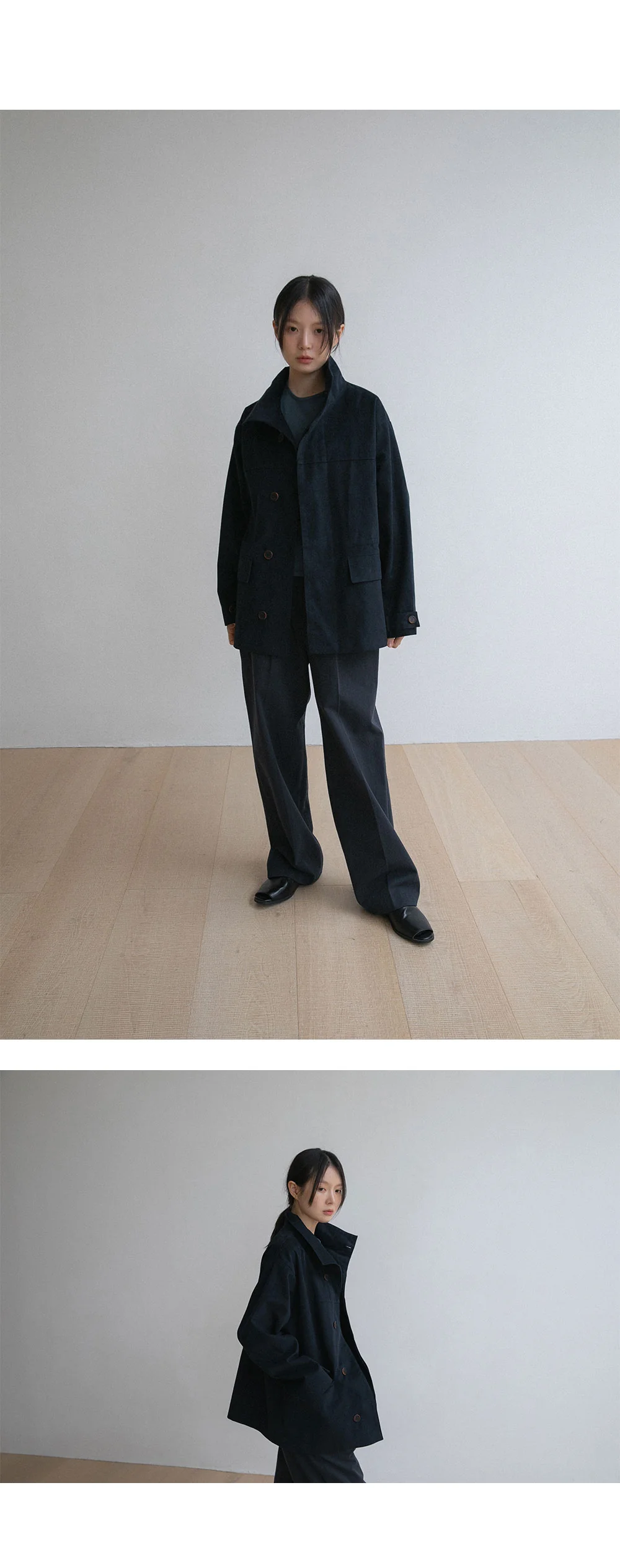 brushed 2way jacket - ohotoro