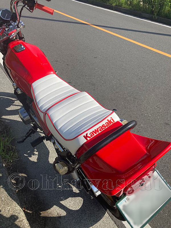 オオカワシート バイクシート関連/段シートギャラリーD-36 Z400FX 段加工