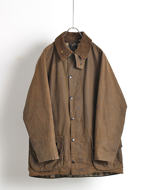 VINTAGE】93s 3warrant Barbour MOORLAND Olive C42 - 毎日を楽しく