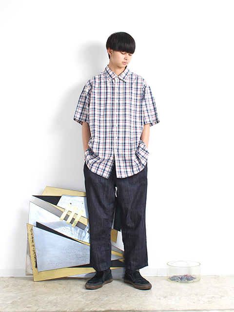 USED】RALPH LAUREN S/S CHECK SHIRT SIZE-XXL- 毎日を楽しく豊かに