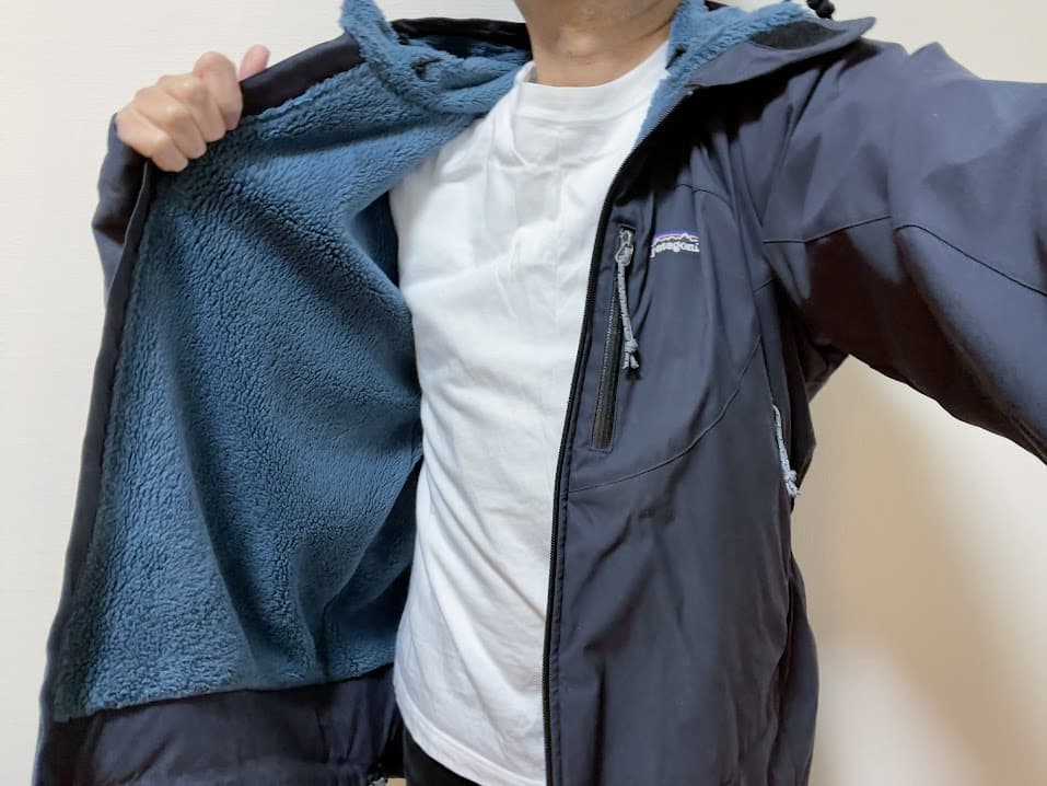 パタゴニアの裏地フリースジャケットが寒いのでレイヤリングで対策した！