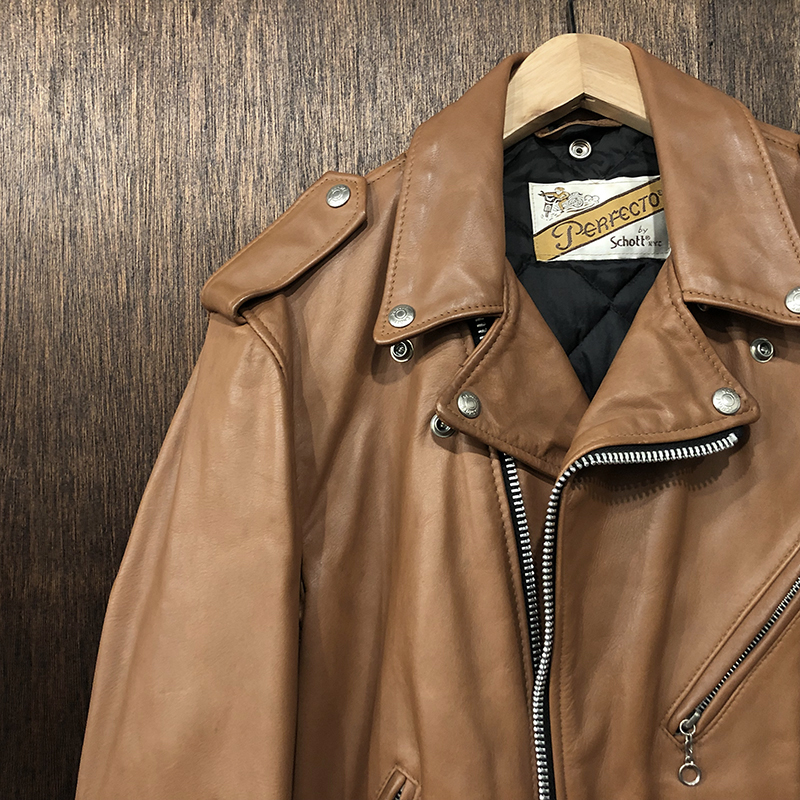 Schott Perfecto 118 Double Riders Jacket Camel 36 ショット