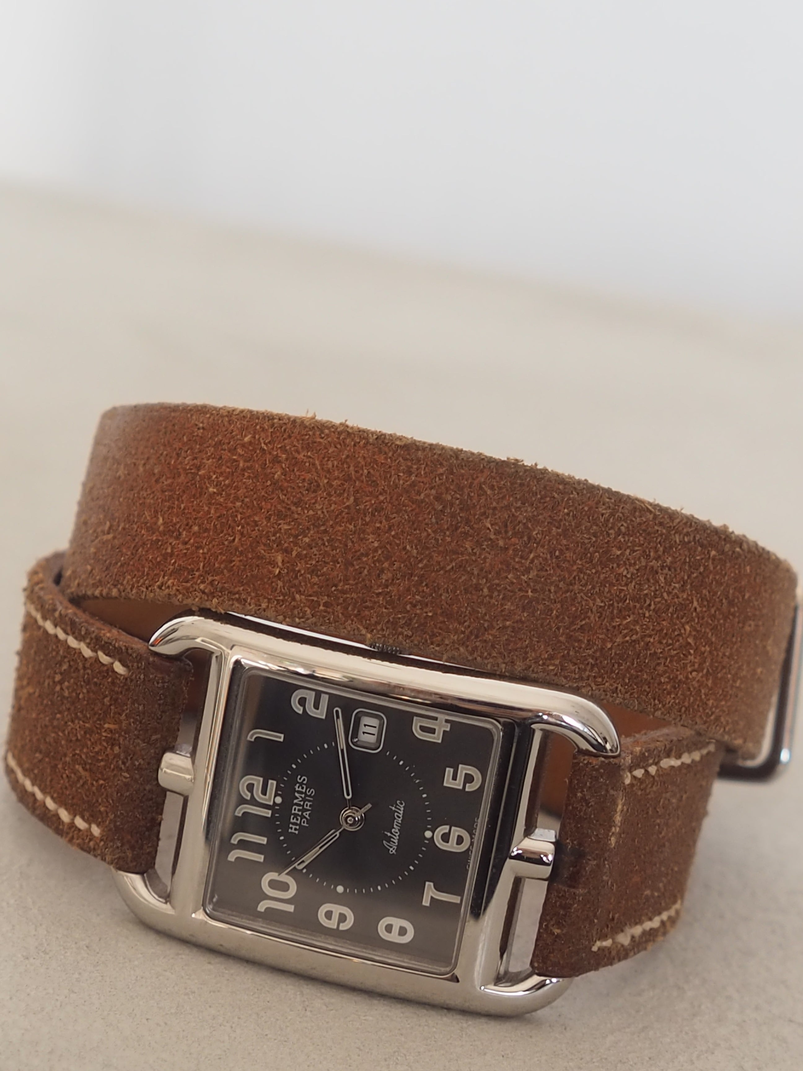 HERMES エルメス ケープコッド ドゥブルトゥール ウォッチ 腕時計