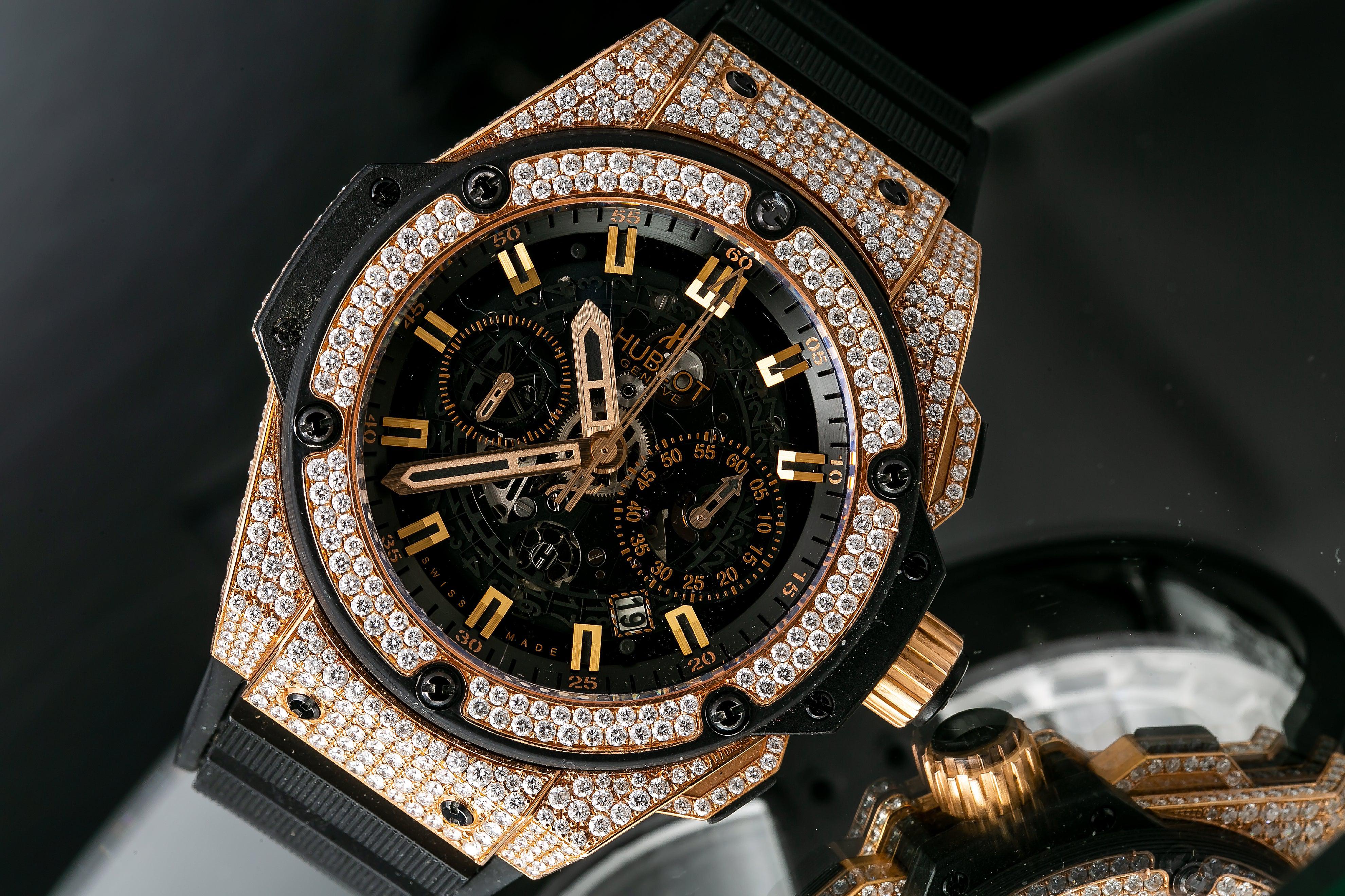 Buy Hublot King Power 701.OX.0180 48MM Black Dial With Rubber