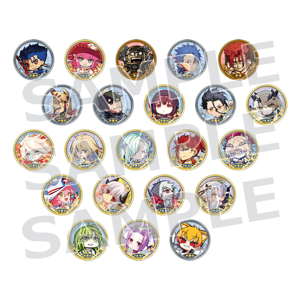 ミニ最終再臨サーヴァントランダム缶バッジ＜ランサー＞（全51種）