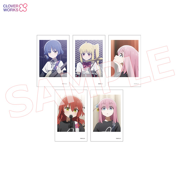 アニメ「ぼっち・ざ・ろっく！」チェキ風ブロマイドセット（全4種）