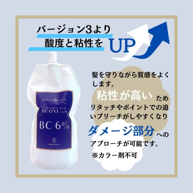 エフェクトブリーチ(EffectBleach) BC オキシ 6％ BCオキシH 6％高粘度