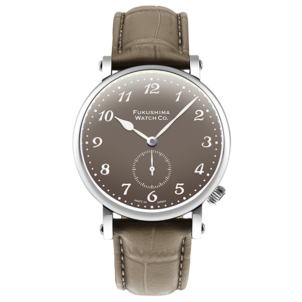 FUKUSHIMA WATCH Co.】 フクシマウォッチ Odaka / Salmon grey 自動巻
