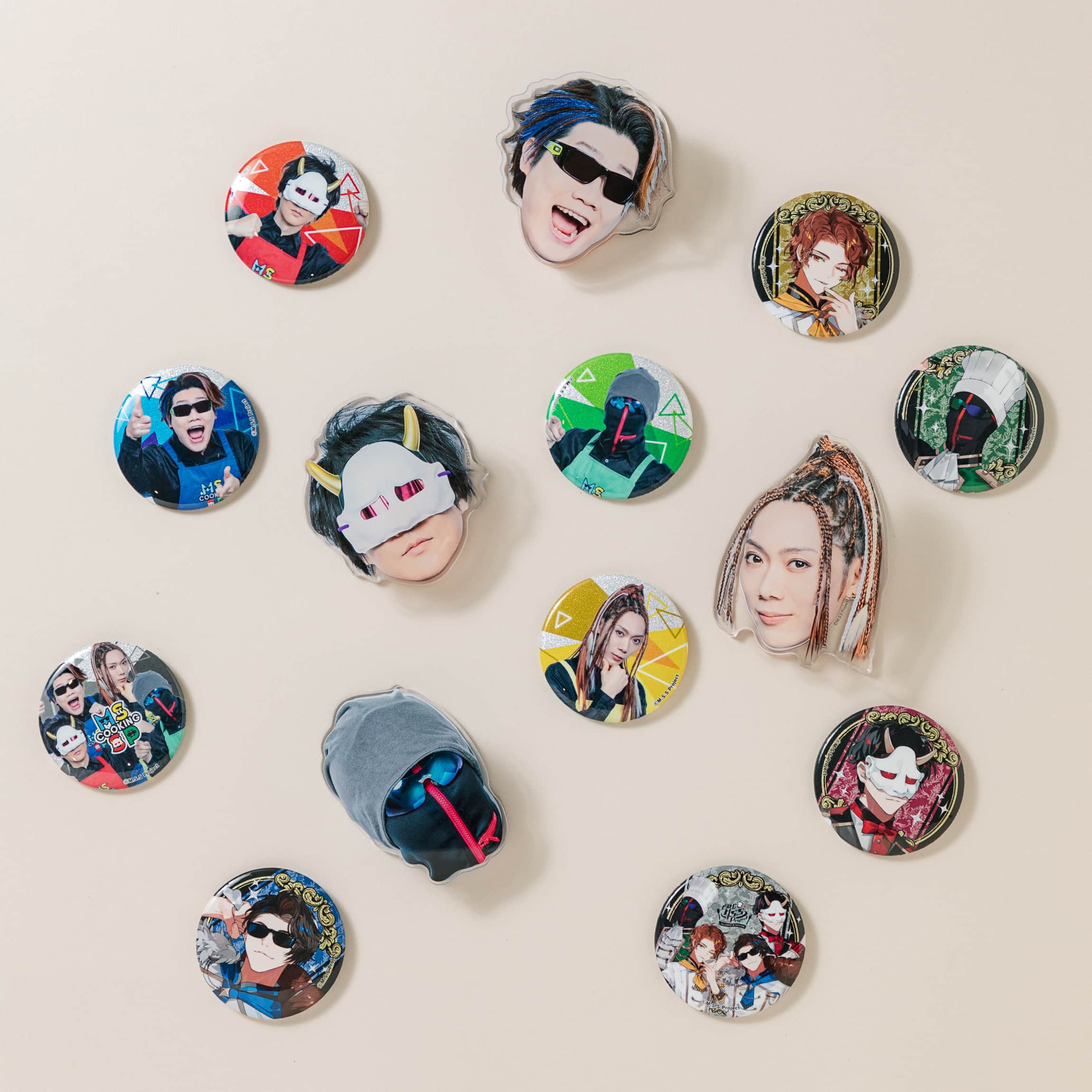 ビストロMSSP】トレーディング缶バッジ （全10種）｜ THE GUEST CAFE