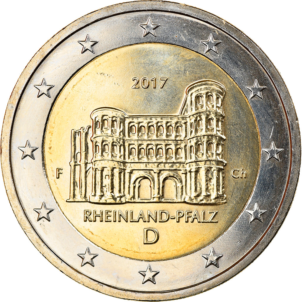 Two Euro 2017 Rheinland-Pfalz (Rhineland-Palatinate), Coin from