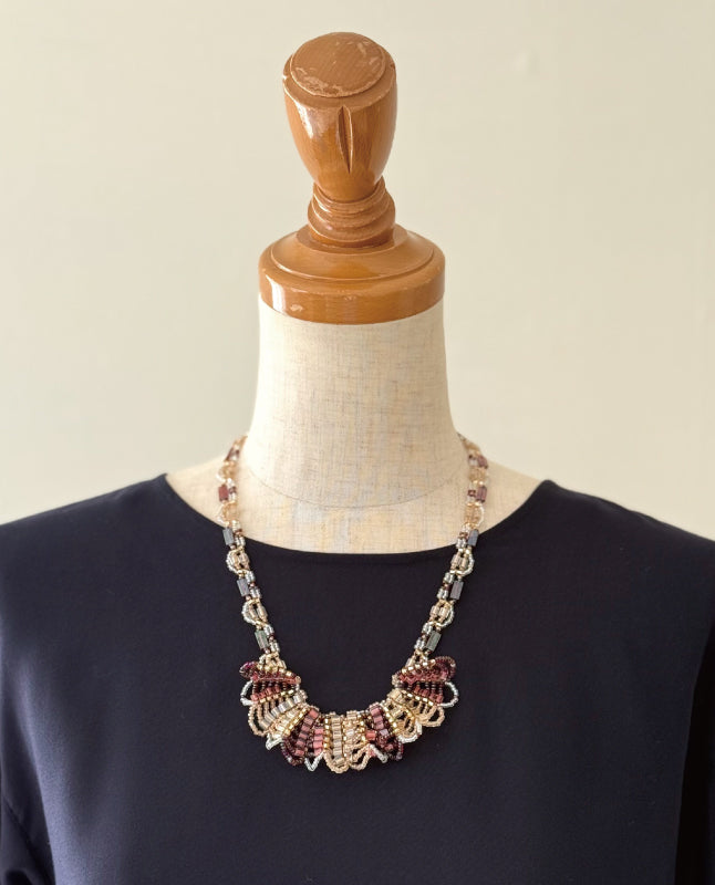 スイッチバックチェーンのネックレス～プリゼ～ | ビーズキット