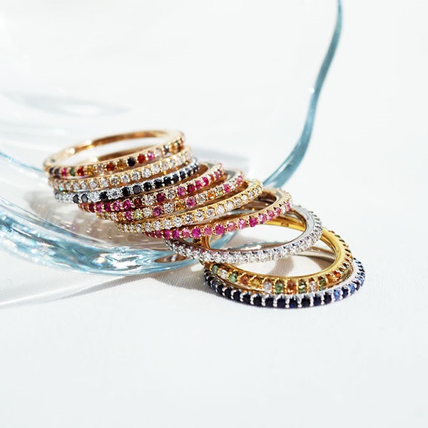 K18WGサファイア/ダイヤモンドリング | ポンテヴェキオ公式オンライン