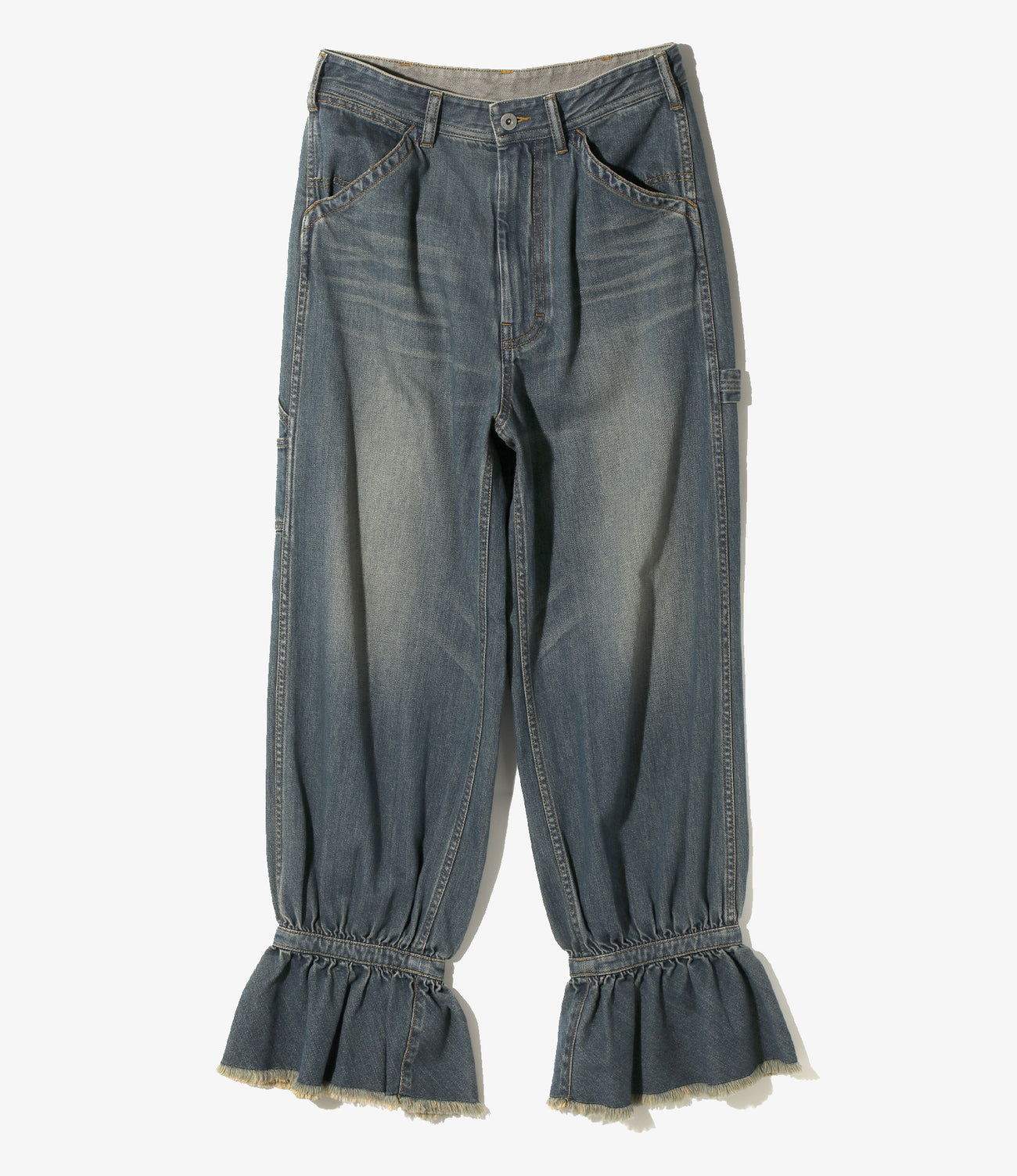 Frill Painter Pants - Denim – NEPENTHES ONLINE STORE