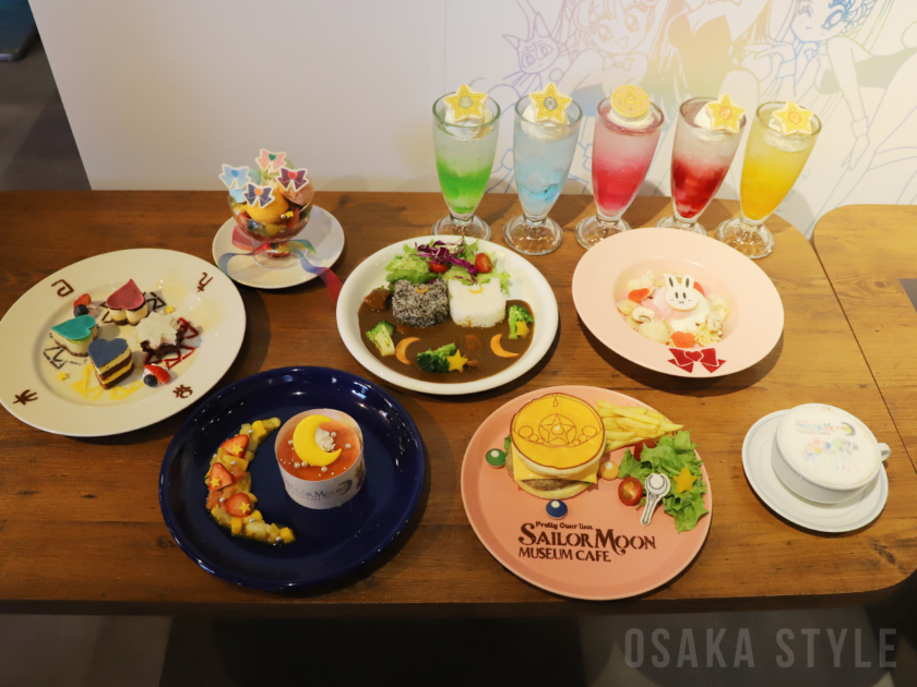 なんばパークスで「美少女戦士セーラームーン ミュージアム カフェ