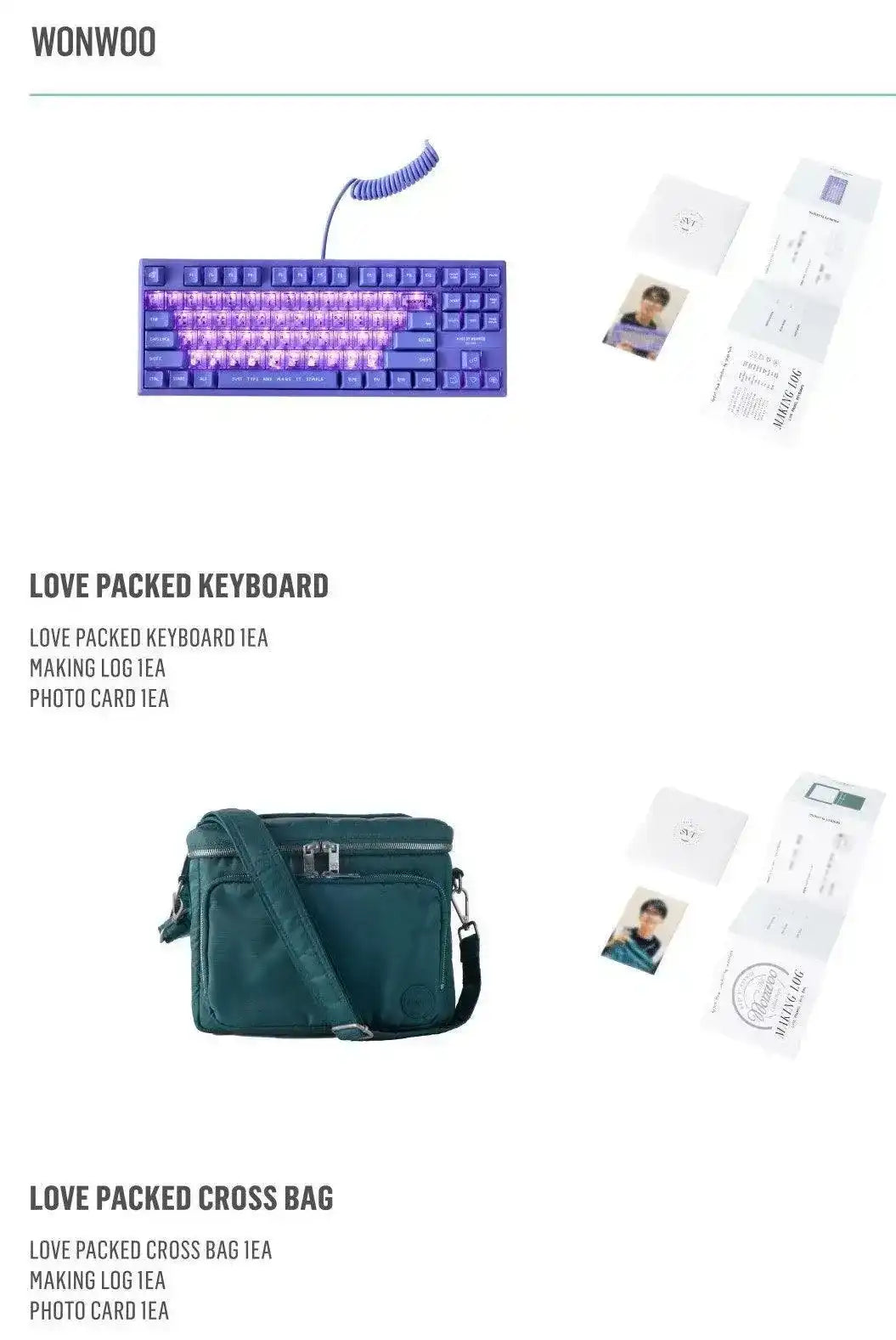 Buy SEVENTEEN [WONWOO] Artist-Made Collection (Season 2) | Oppa Store