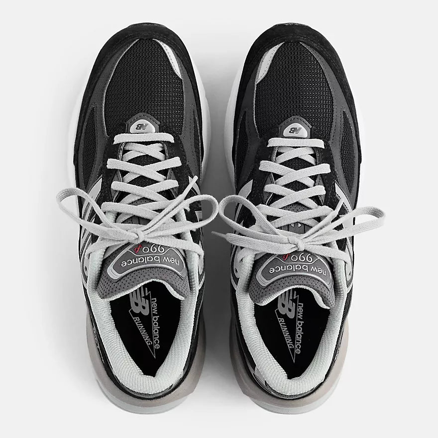 New Balance Men's M990BK6 Black with White – Orleans Shoe Co.