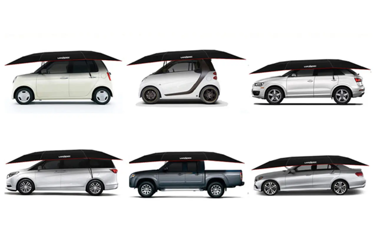 愛車を守る自動展開式カーテント「Lanmodo Plus」車専用の傘！？