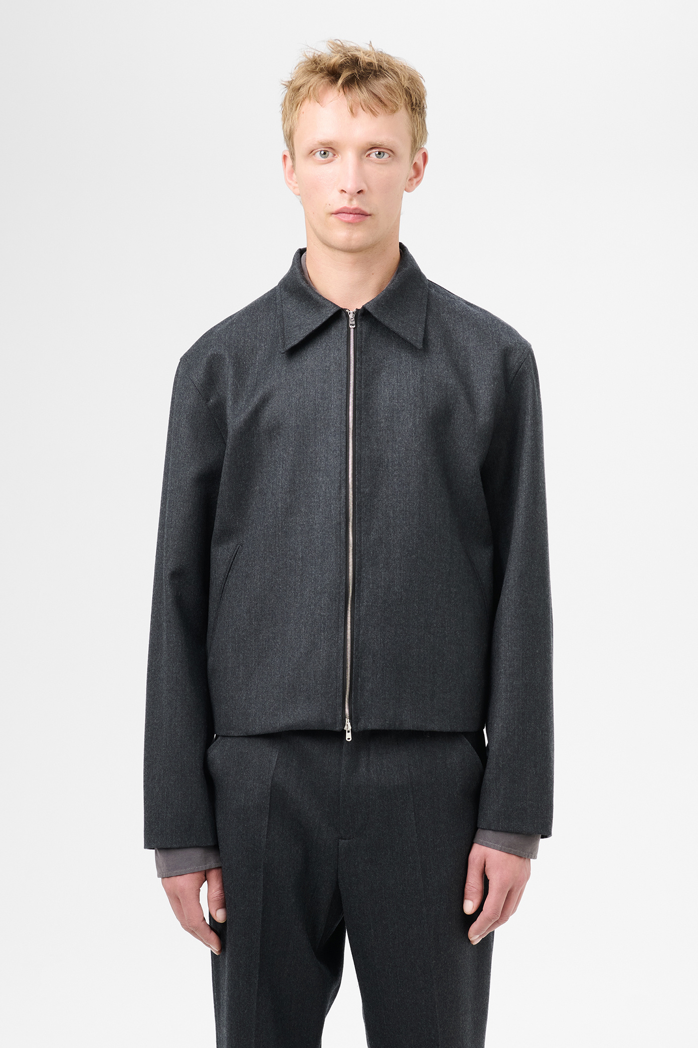 Our Legacy - Mini Jacket Premium Charcoal Office Wool