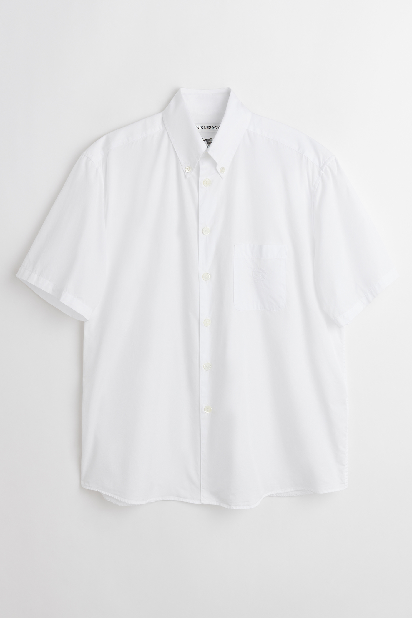 Our Legacy - Borrowed BD Shortsleeve White Poplin