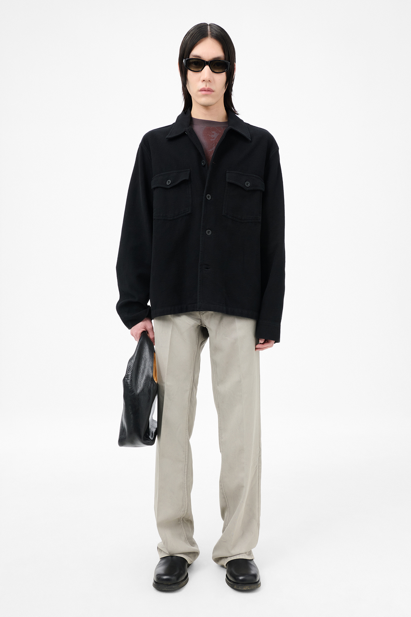 Our Legacy - Evening Coach Jacket Black Brushed Cotton