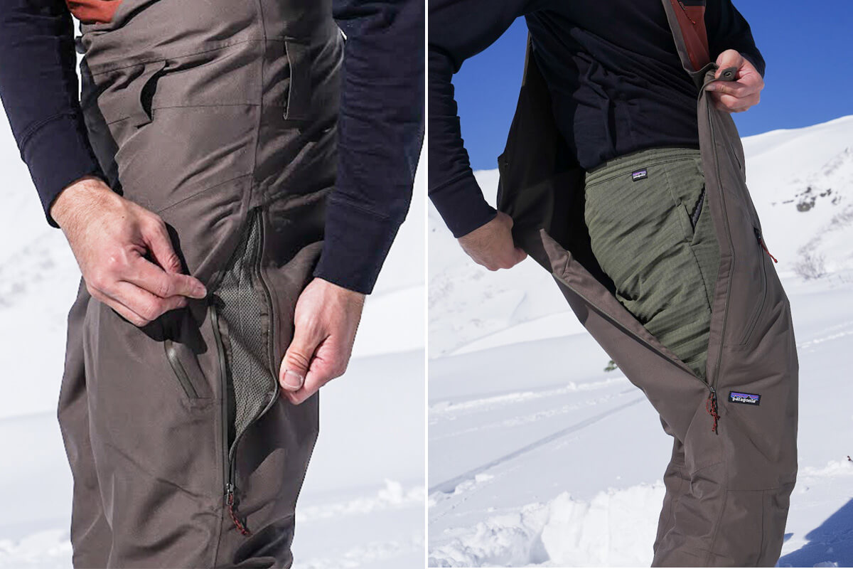 パタゴニア「パウダー・タウン・ジャケット＆ビブ」レビュー：バック