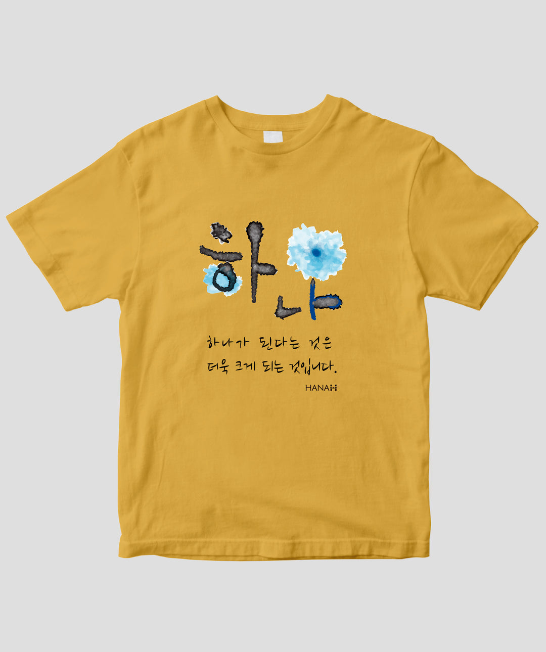HANAハングルTシャツ 青 / HANA – pTa . shop