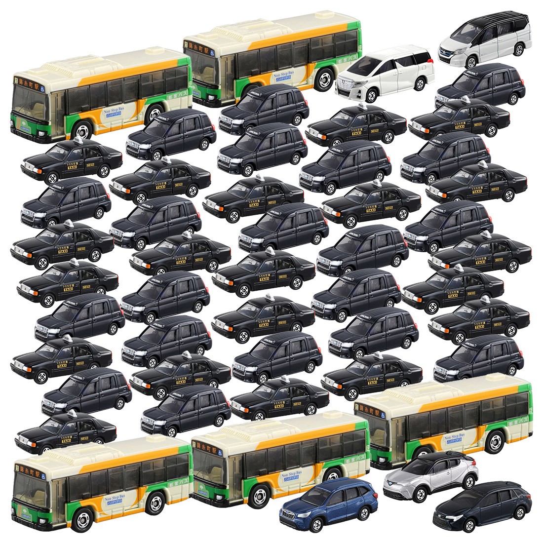 トミカの「50台ミニカー」セットシリーズが「狂気に満ちてる」と話題に