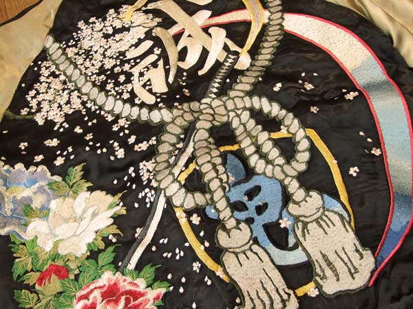 スカジャン 新撰組和柄刺繍 レーヨンサテン中綿なし 92523319: 百花