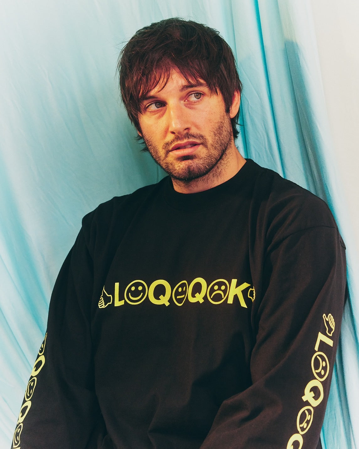 LQQK STUDIO】LQQK L/S TEE - BLACK