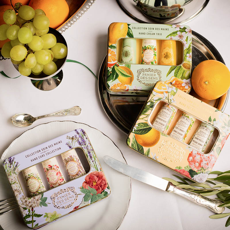 Nourishing Hand Care Set – Panier des Sens 3 hand creams