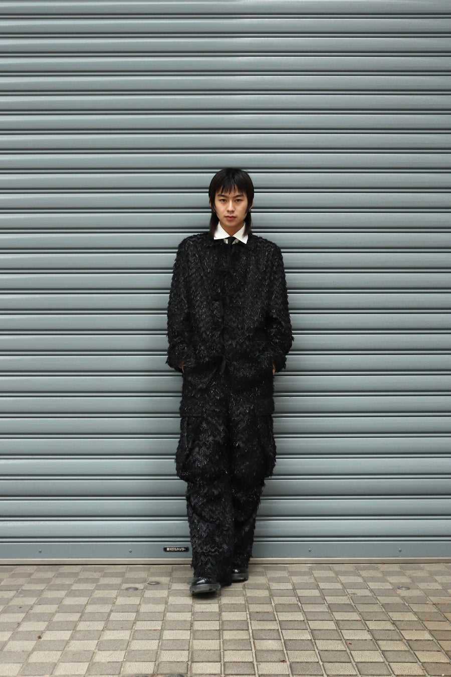 MASU(エムエーエスユー)のFLUFFY PAJAMA SHIRT BLACKの通販｜PALETTE