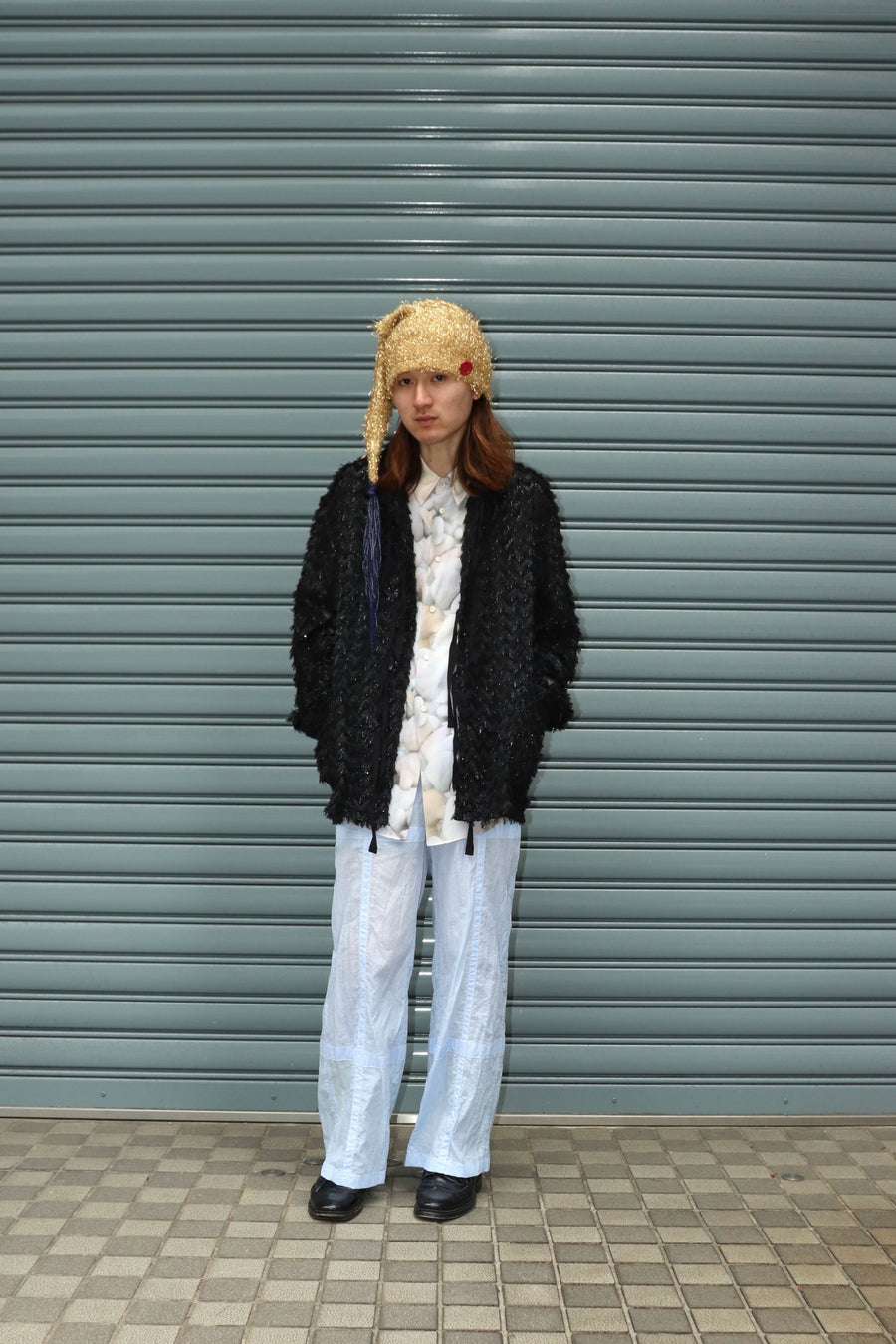 MASU(エムエーエスユー)のFLUFFY PAJAMA SHIRT BLACKの通販｜PALETTE