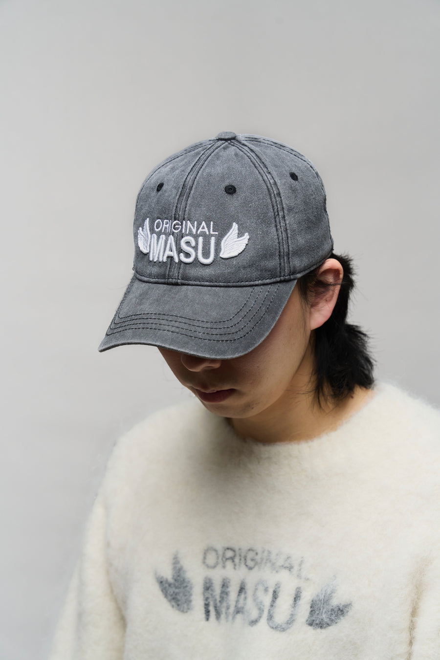 MASU's MARBLE BANDANA CAP BLACK mail order | Palette Art Alive